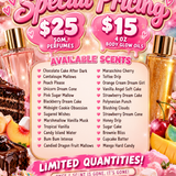 $25 50ML Perfumes + $15 Glow Oils 👀